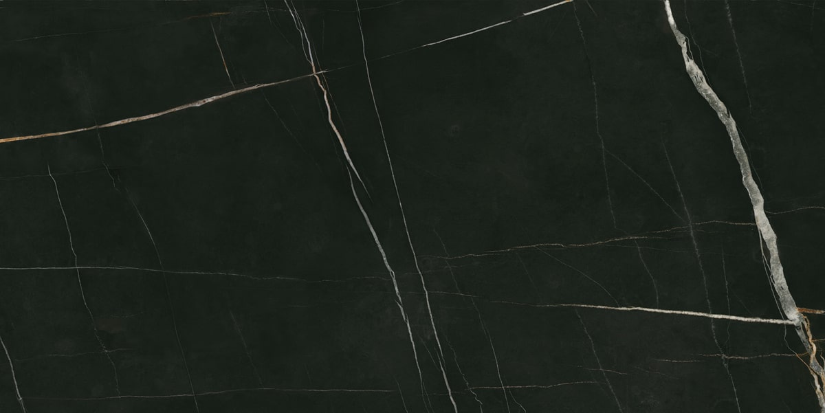 Керамогранит Granite Lusso Nero (Люссо) неро легкое лаппатирование LLR 120х59,9, Idalgo (Идальго)