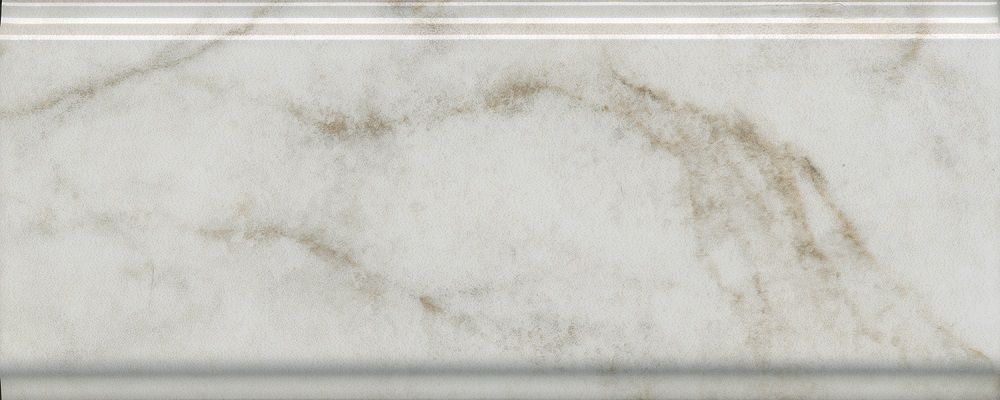 Бордюр BDA025R Серенада белый глянцевый обрезной 30x12x1,3, Kerama Marazzi (Керама Марацци)