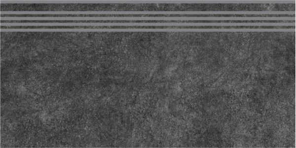 Ступень SG615020R\GR Королевская дорога чёрный обрезной 30x60x0,9, Kerama Marazzi (Керама Марацци)