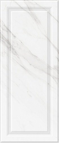 Плитка 010100001218 Noir (Нуар) white wall 01 глянцевая 25х60, Gracia Ceramica