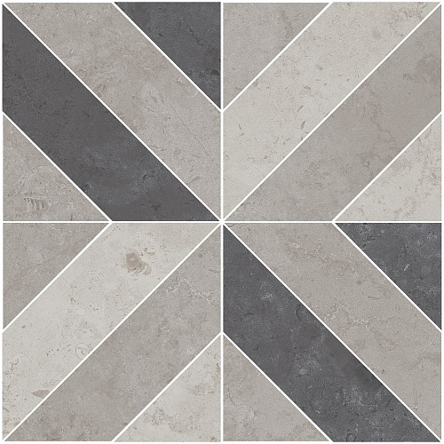Декор ID124T Про Лаймстоун серый матовый 60x60x0,9, Kerama Marazzi (Керама Марацци)
