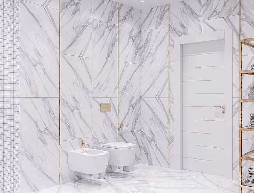 Керамогранит AB 1013G Calacatta Grey полированный 60х120, Absolut Gres