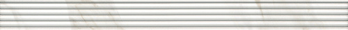 Бордюр LSA014R Прадо белый структура глянцевый обрезной 40x3,4x0,9, Kerama Marazzi (Керама Марацци)