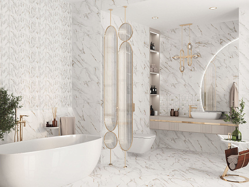 Коллекция плитки Calacatta Grey (Калакáтта Грэй) 24,2х70, Eletto Ceramica (Элетто Керамика)