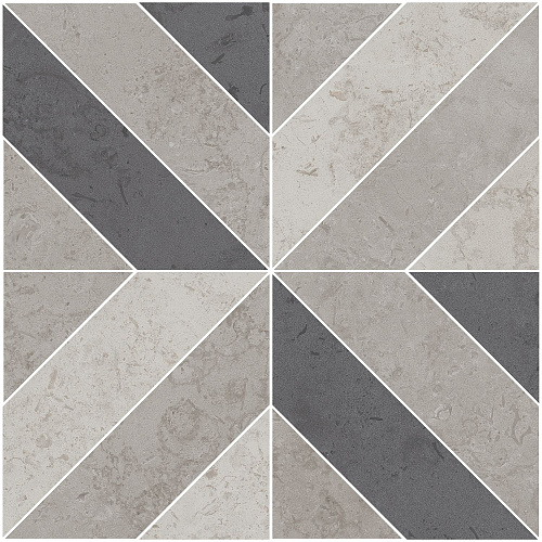 Декор ID124T Про Лаймстоун серый матовый 60x60x0,9, Kerama Marazzi (Керама Марацци)