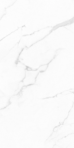 Керамогранит A17127 Futura (Футура) тонкий Deep Calacatta полированный белый ректификат 60х120, Cersanit