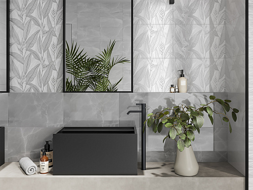 Плитка 010100001551 Эдем бел низ 03 25х40, Gracia Ceramica