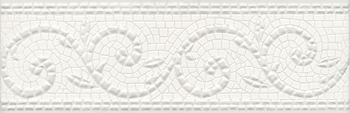Бордюр HGD\A127\12103R Борсари орнамент матовый обрезной 25x8x0,9, Kerama Marazzi (Керама Марацци)