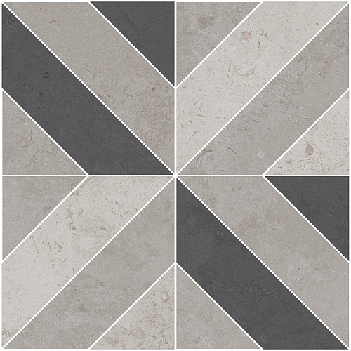 Декор ID124T Про Лаймстоун серый матовый 60x60x0,9, Kerama Marazzi (Керама Марацци)