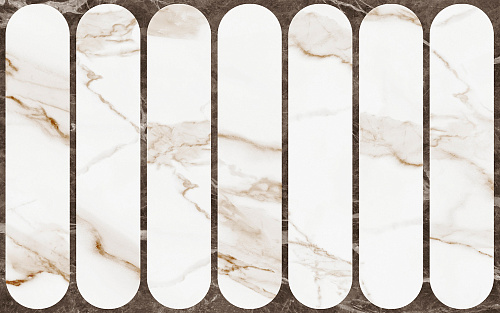 Плитка 010100001556 Капелла бел низ 03 25х40, Gracia Ceramica