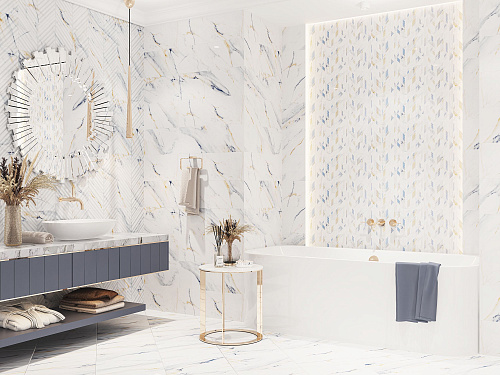 Коллекция плитки Calacatta Fantasy (Калакáтта Фэ́нтэзи) 24,2х70, Eletto Ceramica (Элетто Керамика)
