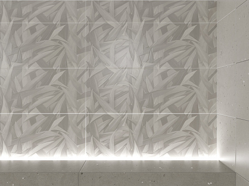 Плитка 00-00108468 Limestone (Лаймстоун) Leaves Crema 24,2х70, Eletto Ceramica (Элетто Керамика)