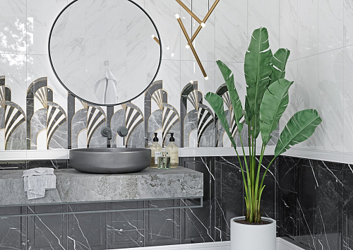 Коллекция плитки и керамогранита Noir (Ноёр) 25х60, Gracia Ceramica (Грация Керамика)
