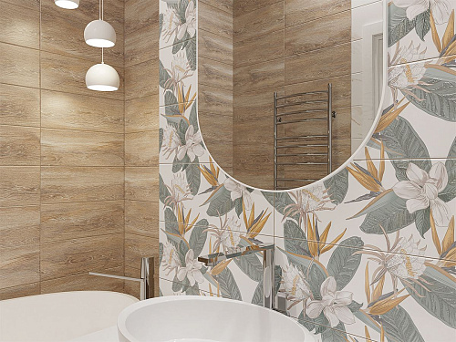 Плитка 509571101 Калакатта Айвори (Calacatta Ivori) Wood 20,1х50,5, Azori (Азори)