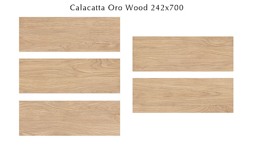 Плитка 508131101 Calacatta Oro (Калакáтта Óро) Wood 24,2х70, Eletto Ceramica (Элетто Керамика)