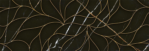 Декор 588112002 Black & Gold (Блэ́к Энд Го́лд) Struttura 24,2х70, Eletto Ceramica (Элетто Керамика)