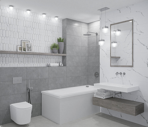 Коллекция плитки Calacatta Opaco (Калакатта Опако) 31,5х63, Azori (Азори)