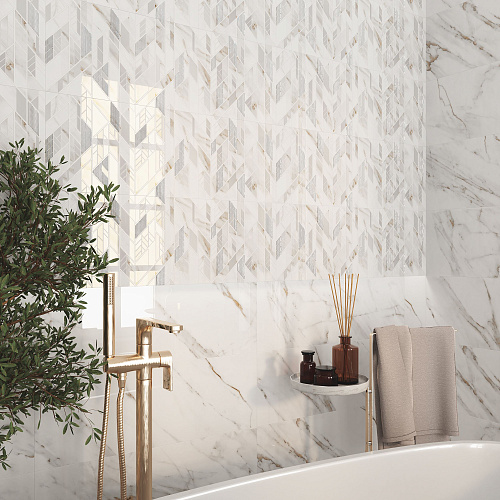 Коллекция плитки Calacatta Grey (Калакáтта Грэй) 24,2х70, Eletto Ceramica (Элетто Керамика)