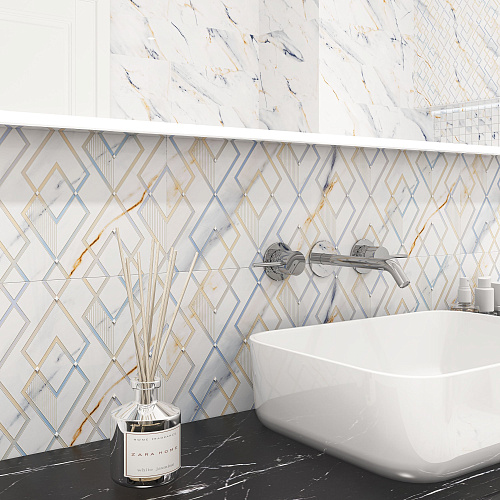 Коллекция плитки Calacatta Fantasy (Калакáтта Фэ́нтэзи) 24,2х70, Eletto Ceramica (Элетто Керамика)