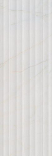 Плитка 14034R Греппи белый структура глянцевый обрезной 40x120x1,2, Kerama Marazzi (Керама Марацци)