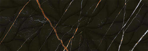 Плитка 508171101 Black & Gold (Блэ́к Энд Го́лд) Struttura 24,2х70, Eletto Ceramica (Элетто Керамика)
