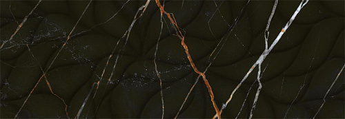 Плитка 508171101 Black & Gold (Блэ́к Энд Го́лд) Struttura 24,2х70, Eletto Ceramica (Элетто Керамика)