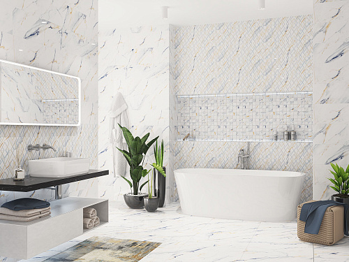Коллекция плитки Calacatta Fantasy (Калакáтта Фэ́нтэзи) 24,2х70, Eletto Ceramica (Элетто Керамика)