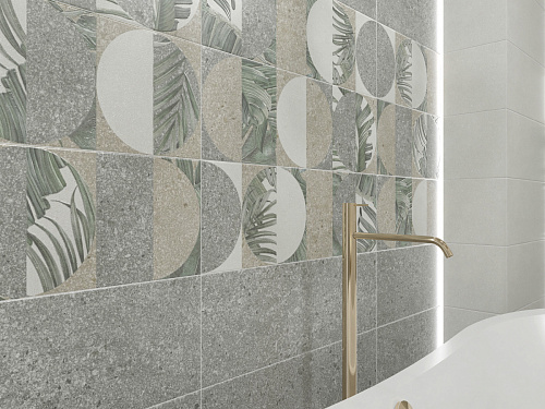 Плитка 00-00108499 Lunario (Лунарио) Silver 24,2х70, Eletto Ceramica (Элетто Керамика)