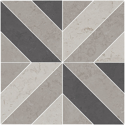 Декор ID124T Про Лаймстоун серый матовый 60x60x0,9, Kerama Marazzi (Керама Марацци)