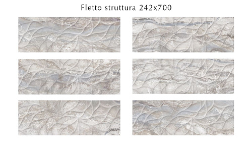 Плитка 508721101 Fletto (Флéтто) Struttura 24,2х70, Eletto Ceramica (Элетто Керамика)