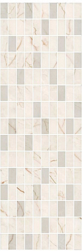 Декор MM12142 Театро бежевый светлый мозаичный глянцевый 25x75x0,9, Kerama Marazzi (Керама Марацци)