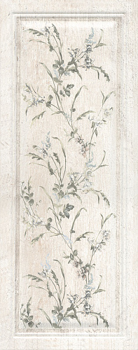Плитка 7188 Кантри Шик белый панель матовый декорированный 20x50x0,8, Kerama Marazzi (Керама Марацци)