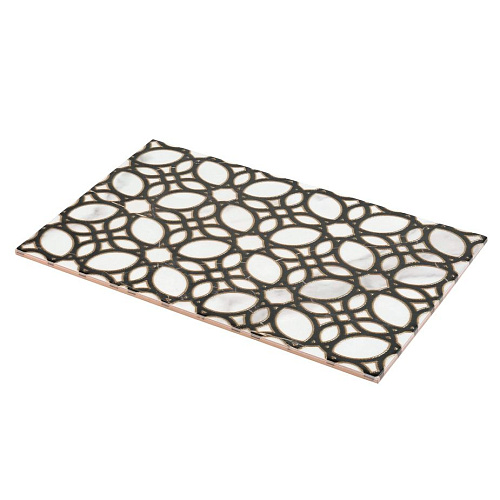 Декор 010301002099 Фиеста бел 01 25х40, Gracia Ceramica