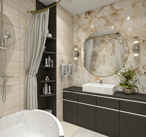 Керамогранит AB 1141G Monty Onyx Brown полированный 60х60, Absolut Gres
