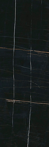Плитка 14026R Греппи черный глянцевый обрезной 40x120x1, Kerama Marazzi (Керама Марацци)