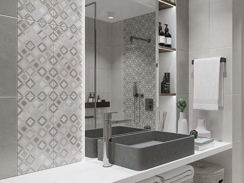 Плитка 509641101 Starck (Старк) Grey 20,1х40,5, Azori (Азори)