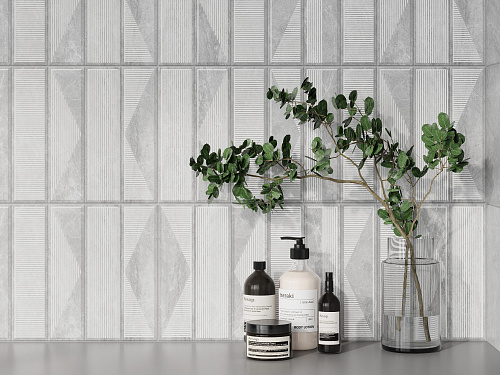 Декор 010300000248 Cameo (Камео) grey decor 01 25х60, Gracia Ceramica
