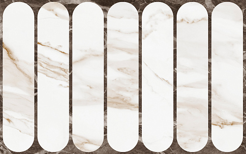 Плитка 010100001556 Капелла бел низ 03 25х40, Gracia Ceramica
