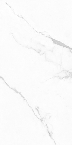 Керамогранит A17127 Futura (Футура) тонкий Deep Calacatta полированный белый ректификат 60х120, Cersanit