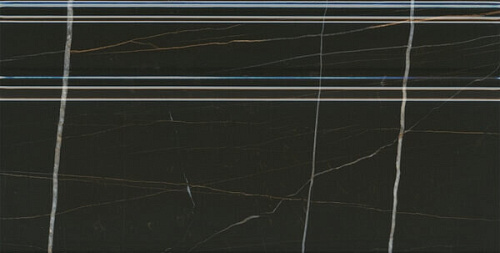 Плинтус FME008R Греппи черный глянцевый обрезной 20x40x1,6, Kerama Marazzi (Керама Марацци)
