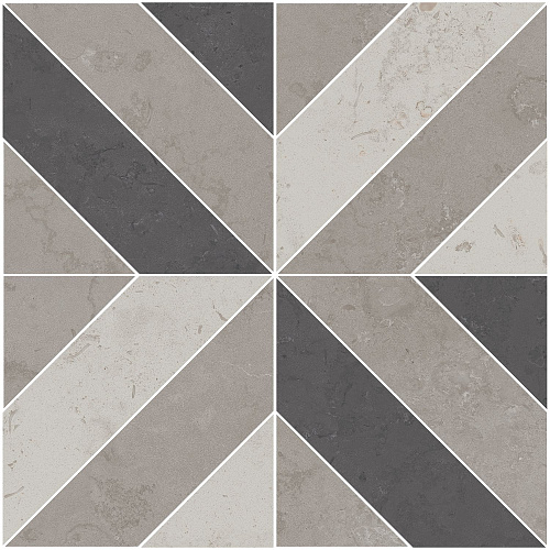 Декор ID124T Про Лаймстоун серый матовый 60x60x0,9, Kerama Marazzi (Керама Марацци)