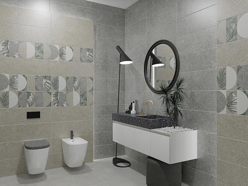 Плитка 00-00108499 Lunario (Лунарио) Silver 24,2х70, Eletto Ceramica (Элетто Керамика)
