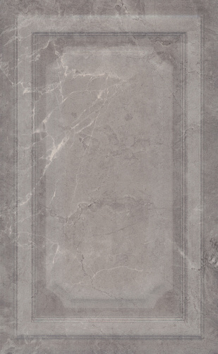 Плитка 6354 Гран Пале серый панель глянцевый 25x40x0,95, Kerama Marazzi (Керама Марацци)