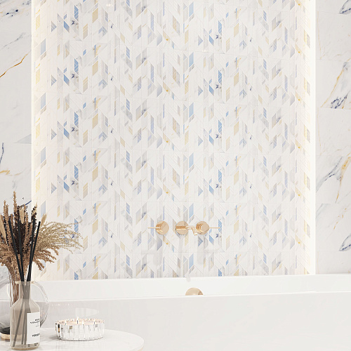 Коллекция плитки Calacatta Fantasy (Калакáтта Фэ́нтэзи) 24,2х70, Eletto Ceramica (Элетто Керамика)