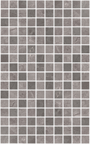 Декор MM6361 Гран Пале серый мозаичный глянцевый 25x40x0,8, Kerama Marazzi (Керама Марацци)