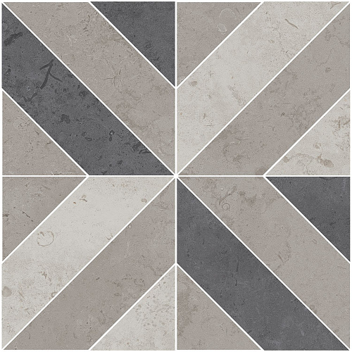 Декор ID124T Про Лаймстоун серый матовый 60x60x0,9, Kerama Marazzi (Керама Марацци)