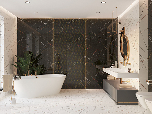 Коллекция плитки Bianco Covelano (Бья́нко Ковеллáно) 24,2х70, Eletto Ceramica (Элетто Керамика)