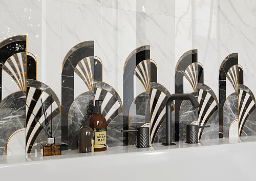 Коллекция плитки и керамогранита Noir (Ноёр) 25х60, Gracia Ceramica (Грация Керамика)