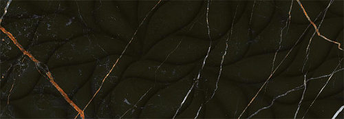 Плитка 508171101 Black & Gold (Блэ́к Энд Го́лд) Struttura 24,2х70, Eletto Ceramica (Элетто Керамика)