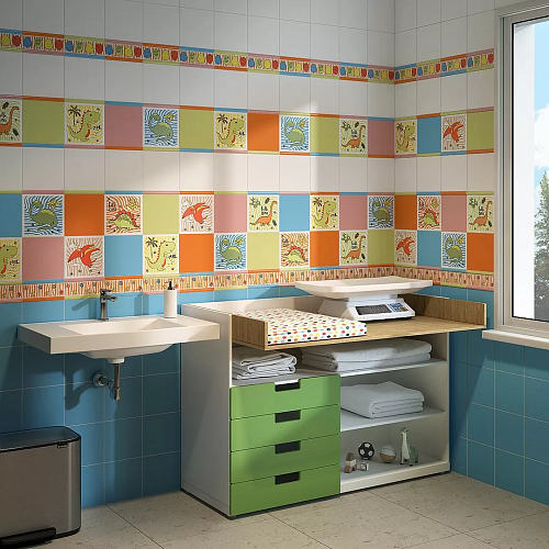 Коллекция плитки Динозаврики 20x20, Kerama Marazzi (Керама Марацци)